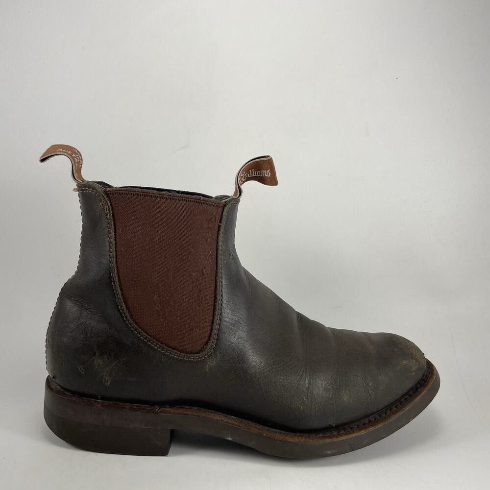 RM Williams Comfort Craftsman Chelsea Boots Leather Womens Size 8.5, 5.5 G AU/UK